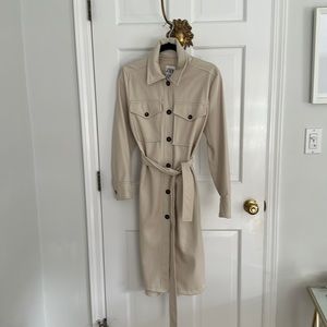 NWT Zara trench coat dress